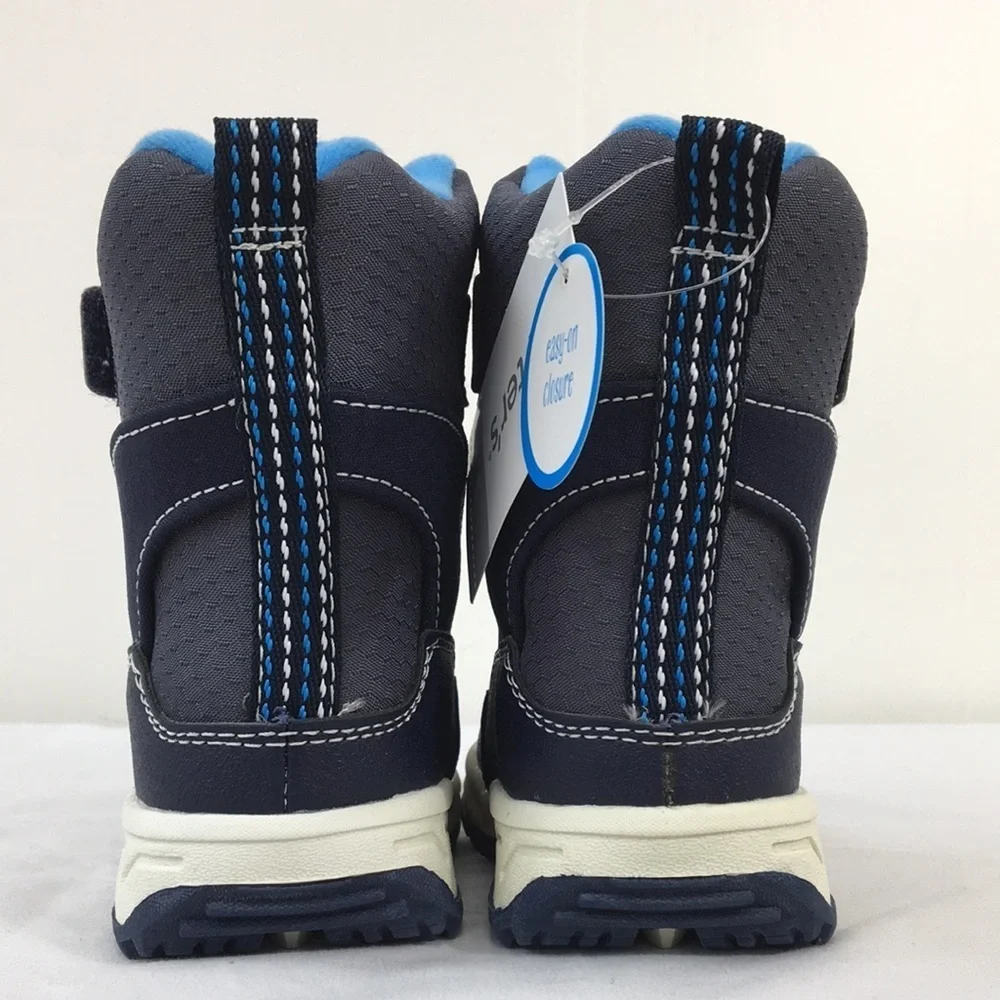 Carters Unisex Uphill Navy Snow Boot Size 5 Brand NEW With Tags